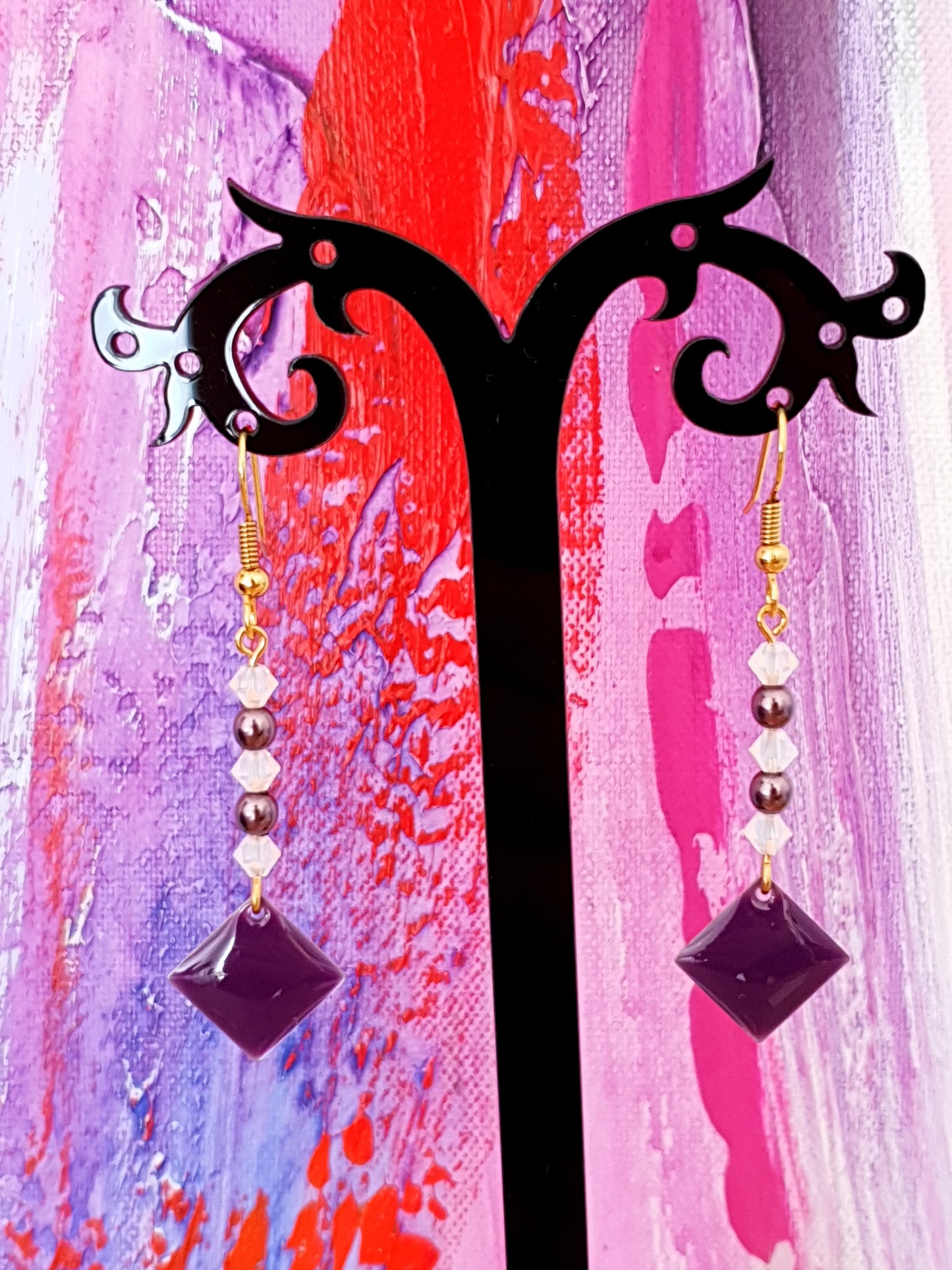 Earrings "Losange"