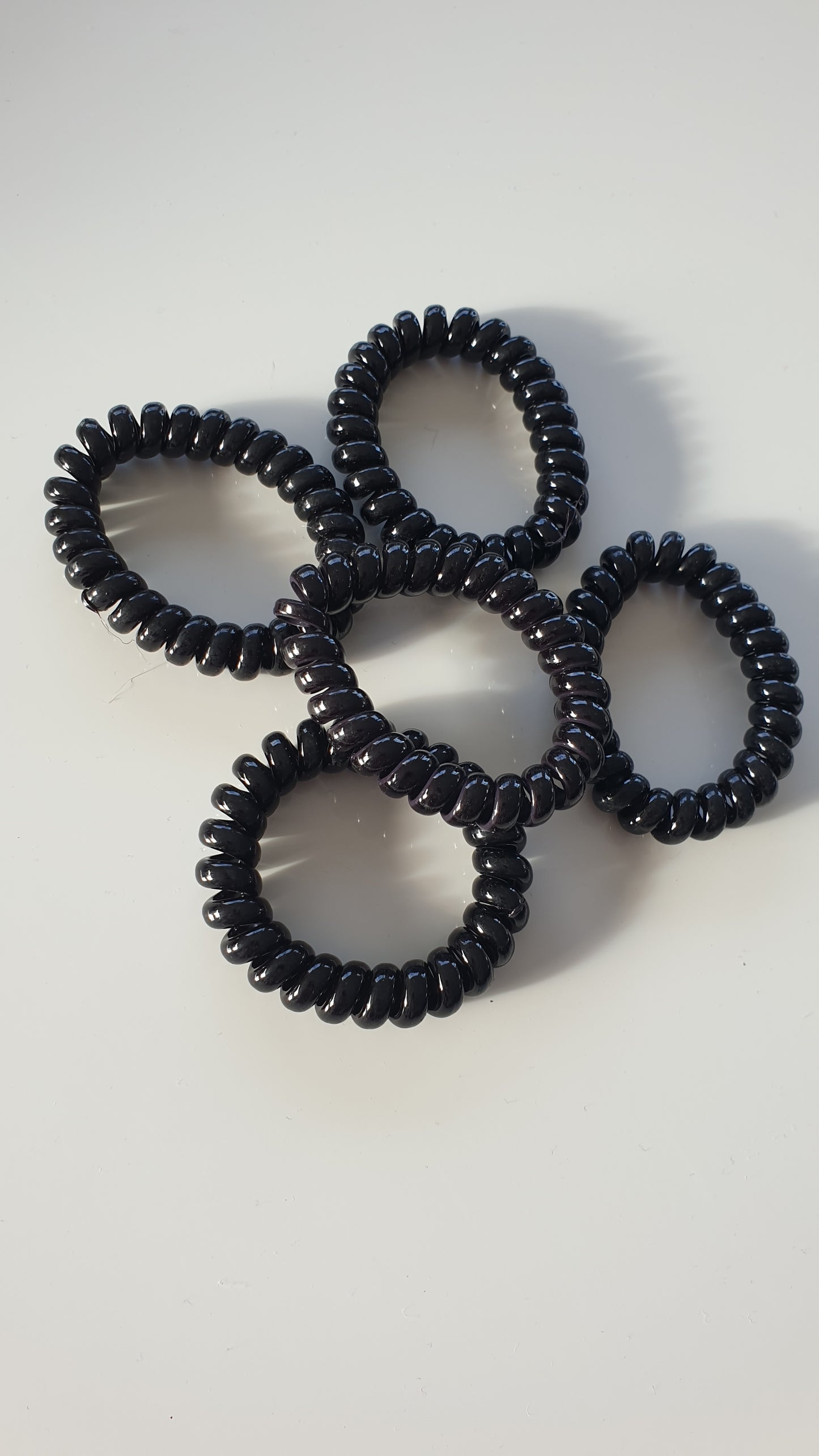 Set of 5 spiral hair elastic