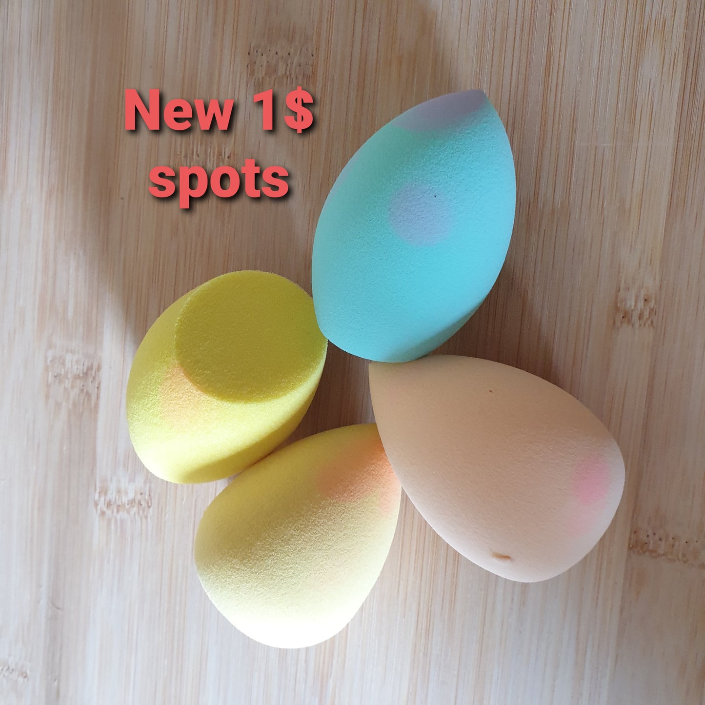 Makeup sponges x4 defects