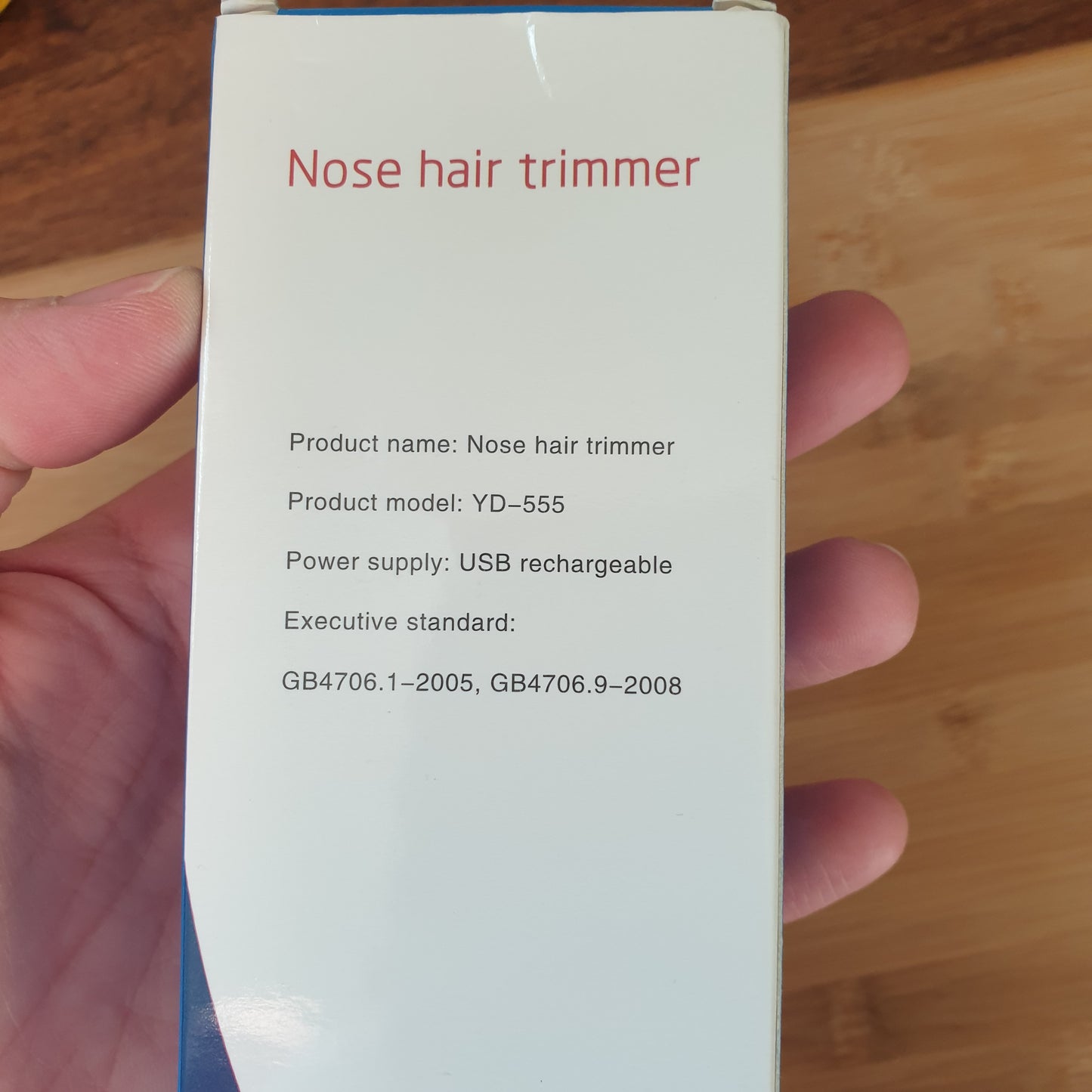 Nose hair trimmer