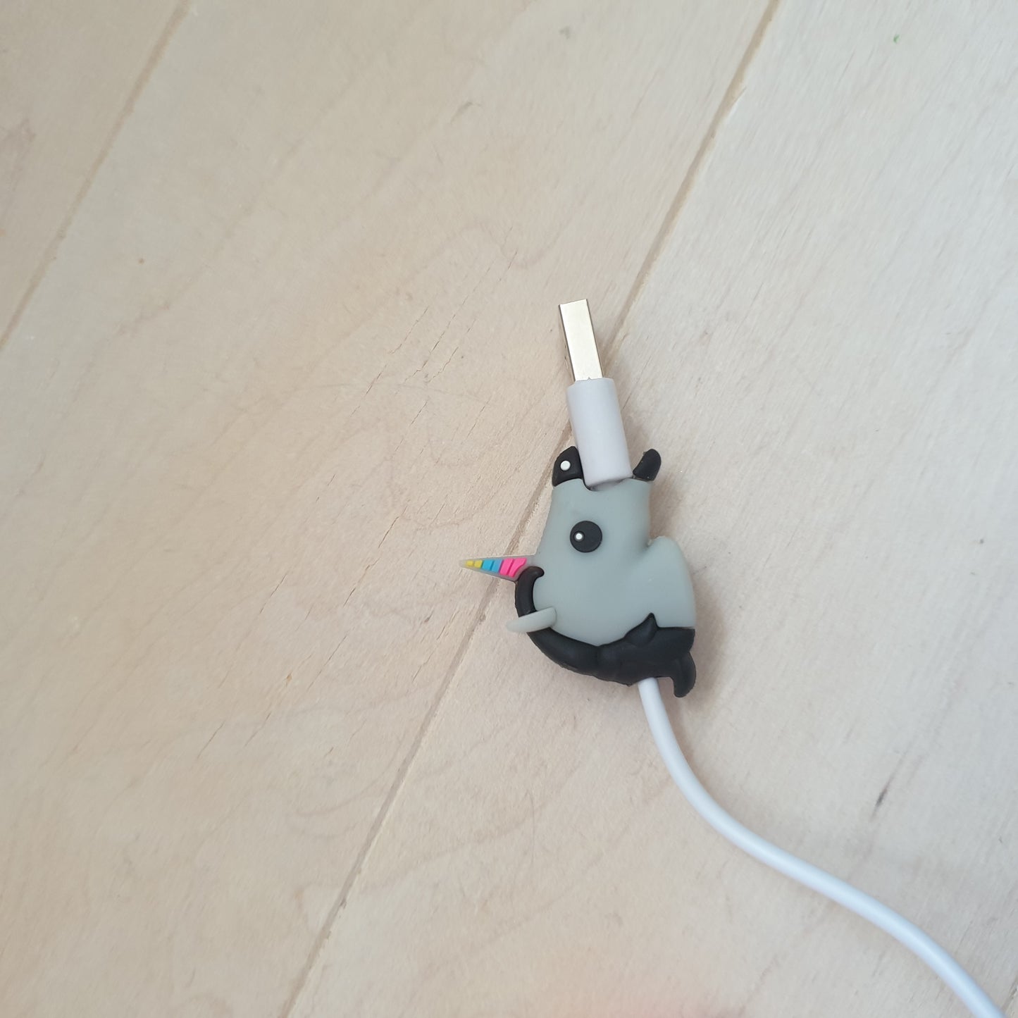 Charging cable protector unicorn