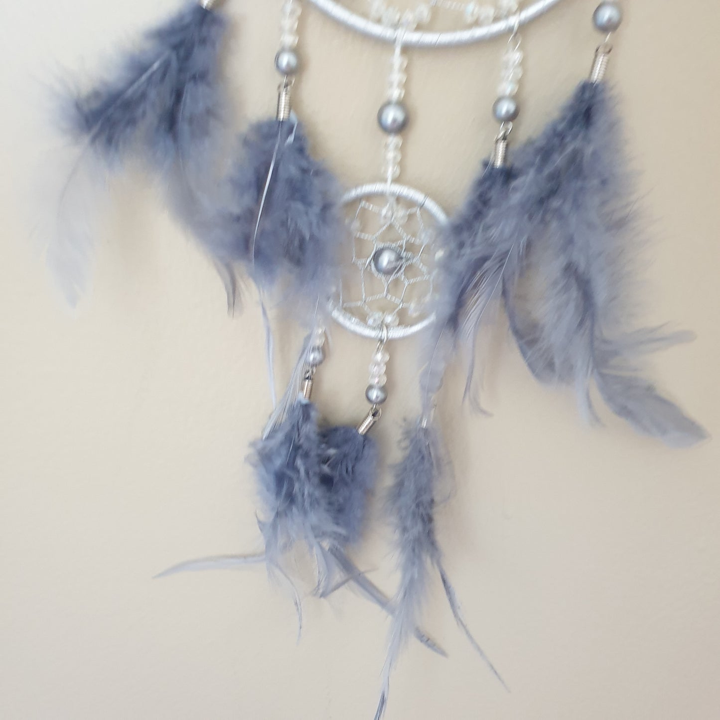 Dream catcher decoration grey