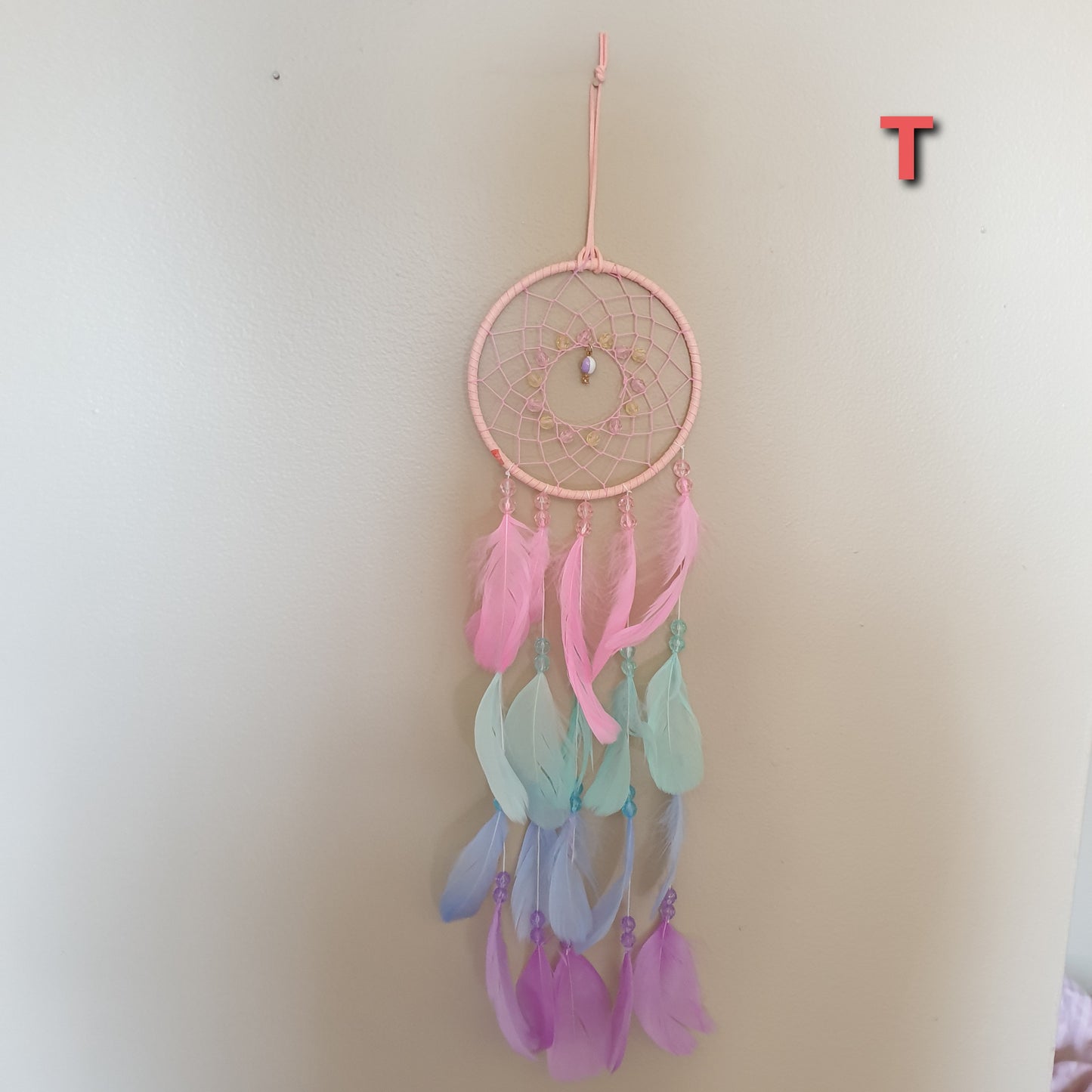 Dream catcher decoration pink and purple