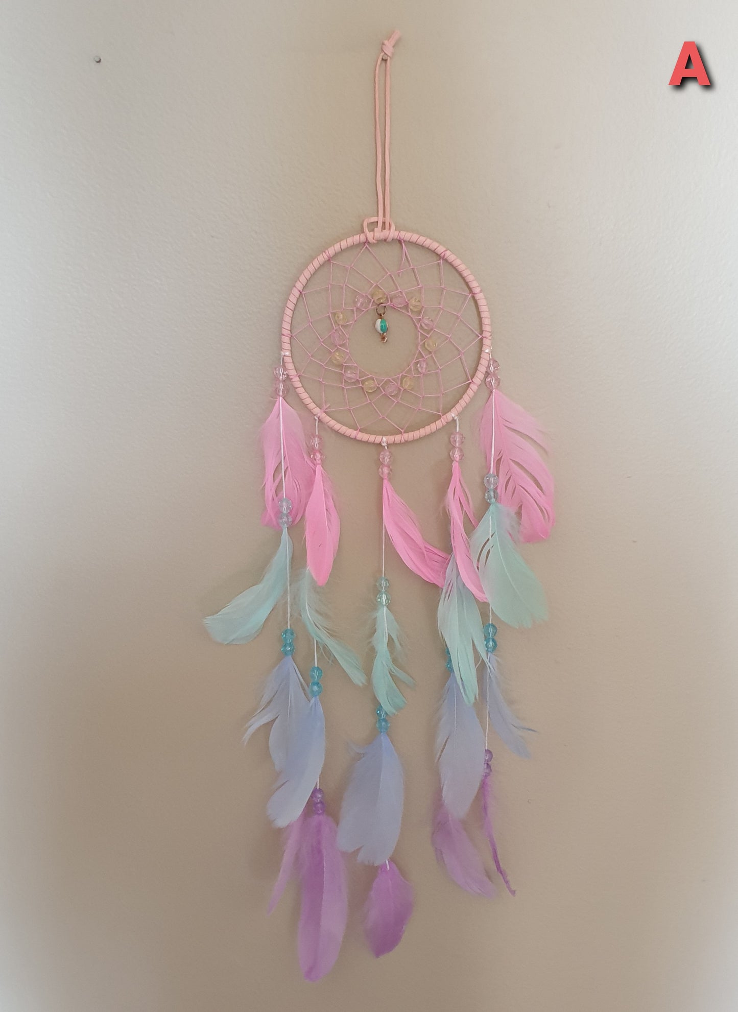 Dream catcher decoration pink and purple