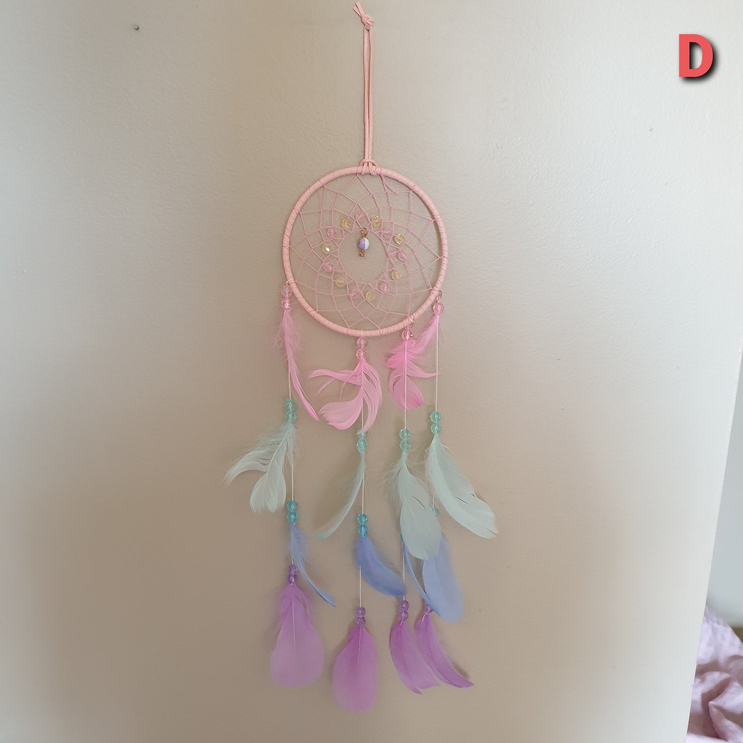 Dream catcher decoration pink and purple