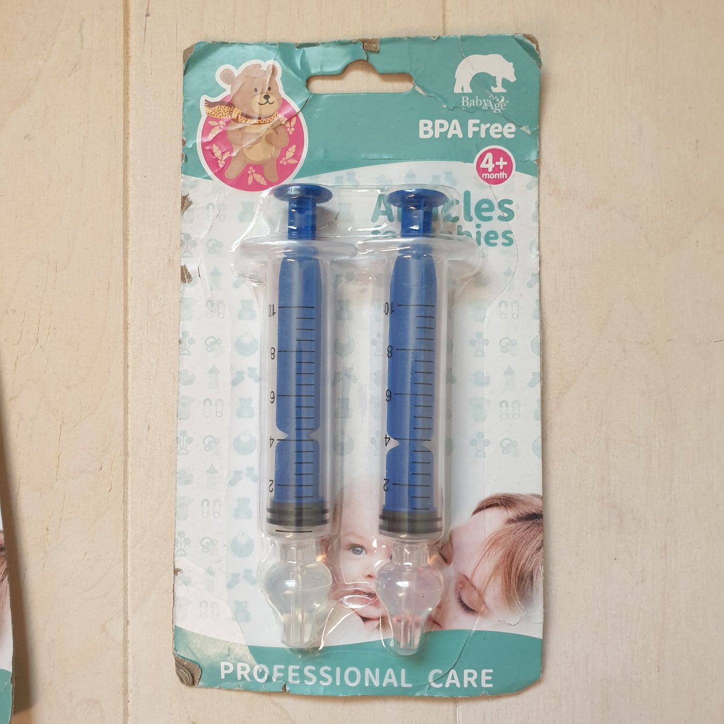 Baby irrigator nasal syringe x2