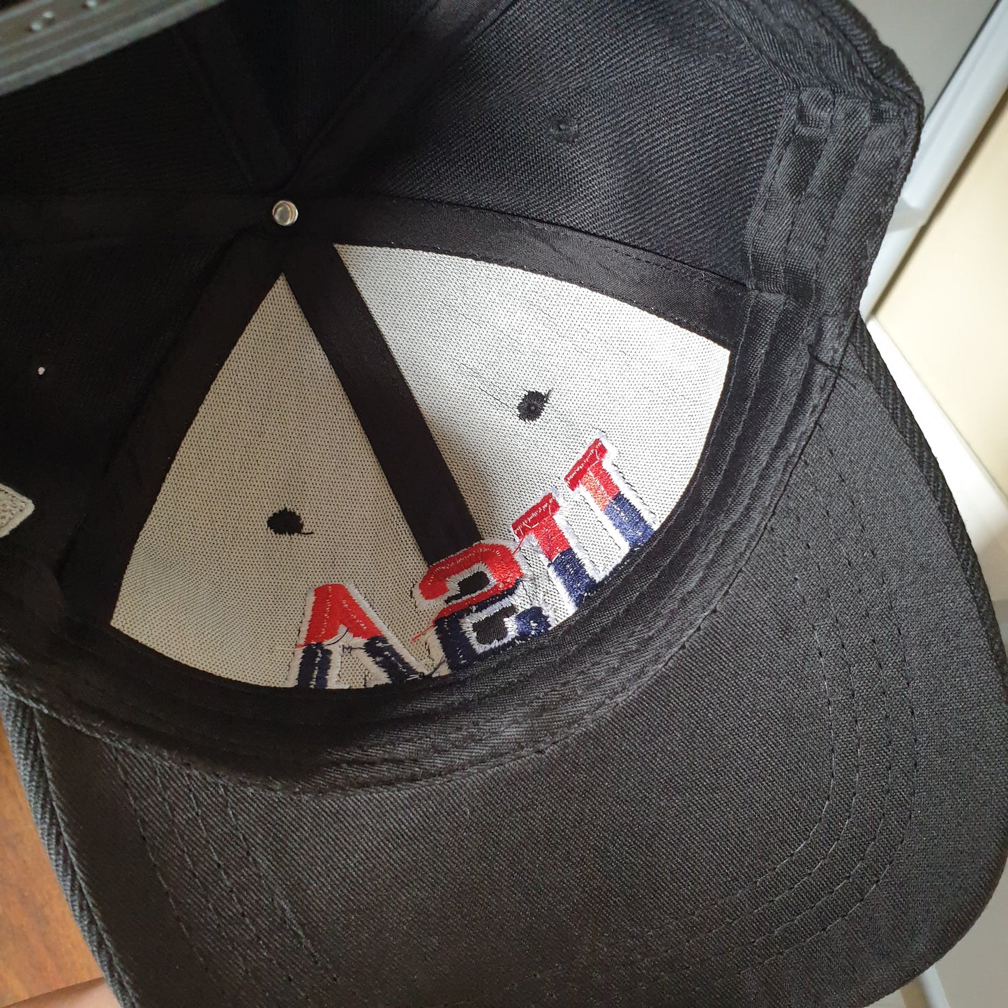 Adjustable black cap USA