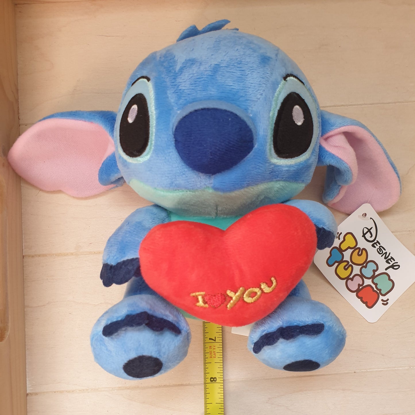 Plush stitch heart