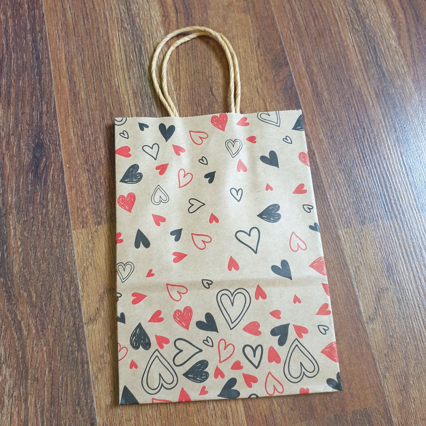 Heart gift bag