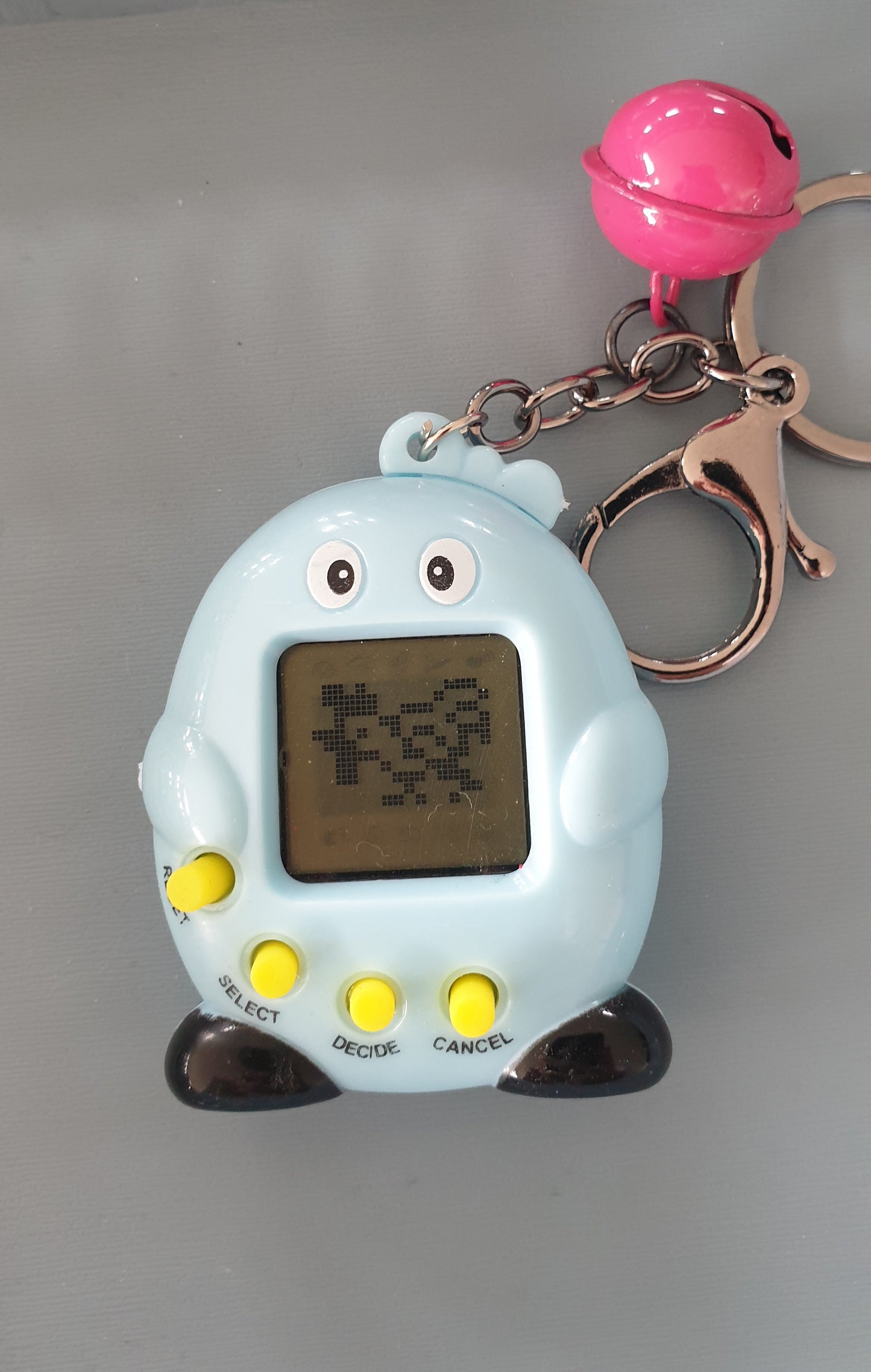 Small animal games console kids keychain blue