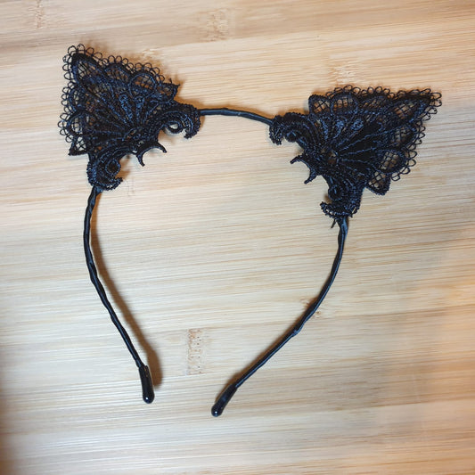 Cat lace headband