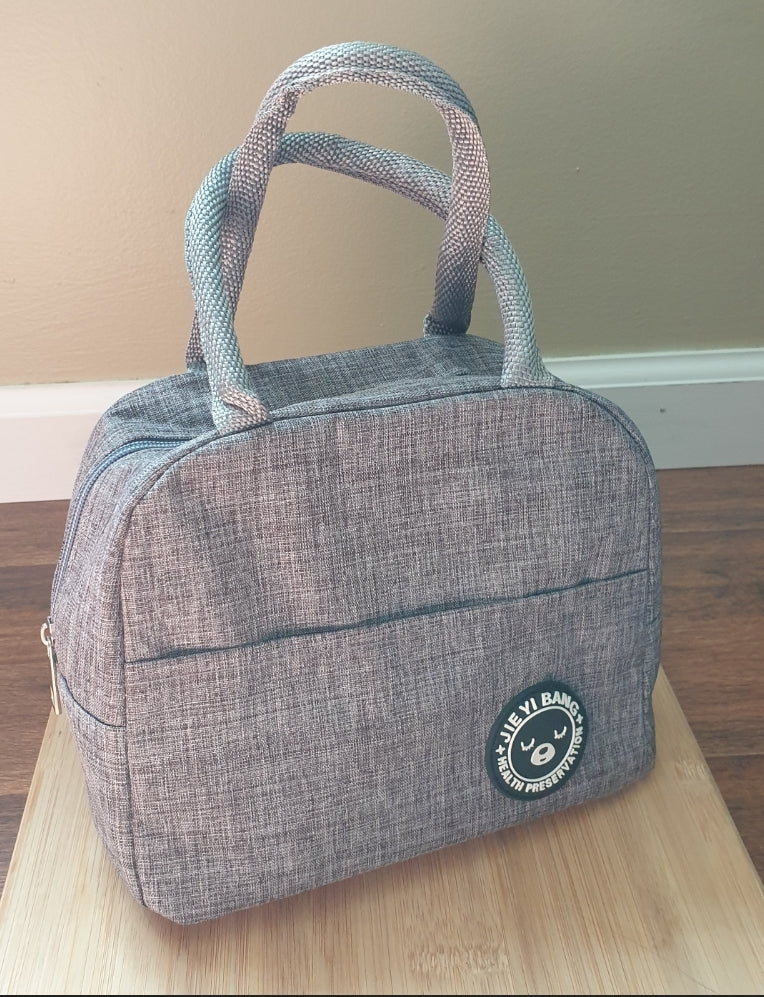 Plain cooler lunch bag