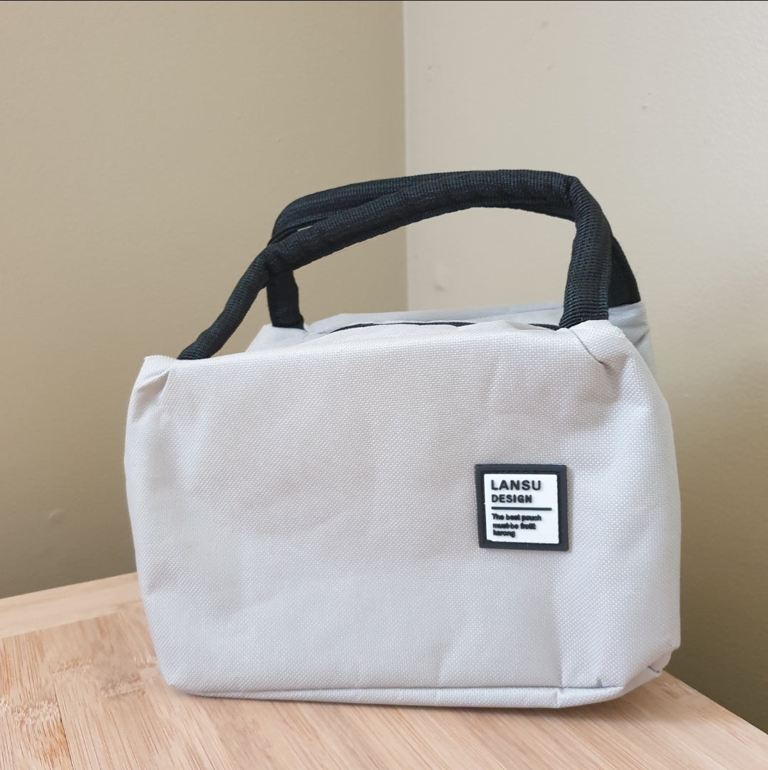 Plain cooler lunch bag