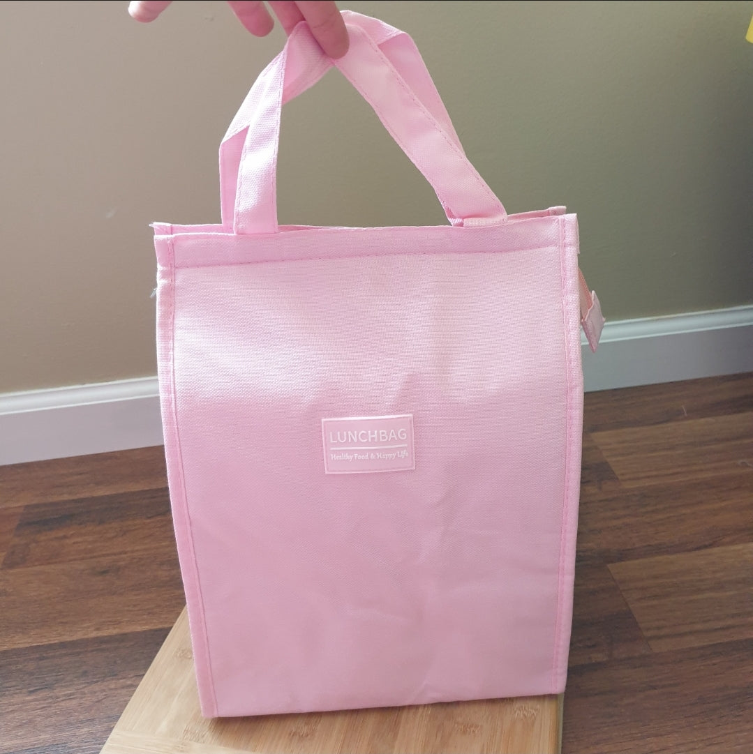 Plain cooler lunch bag