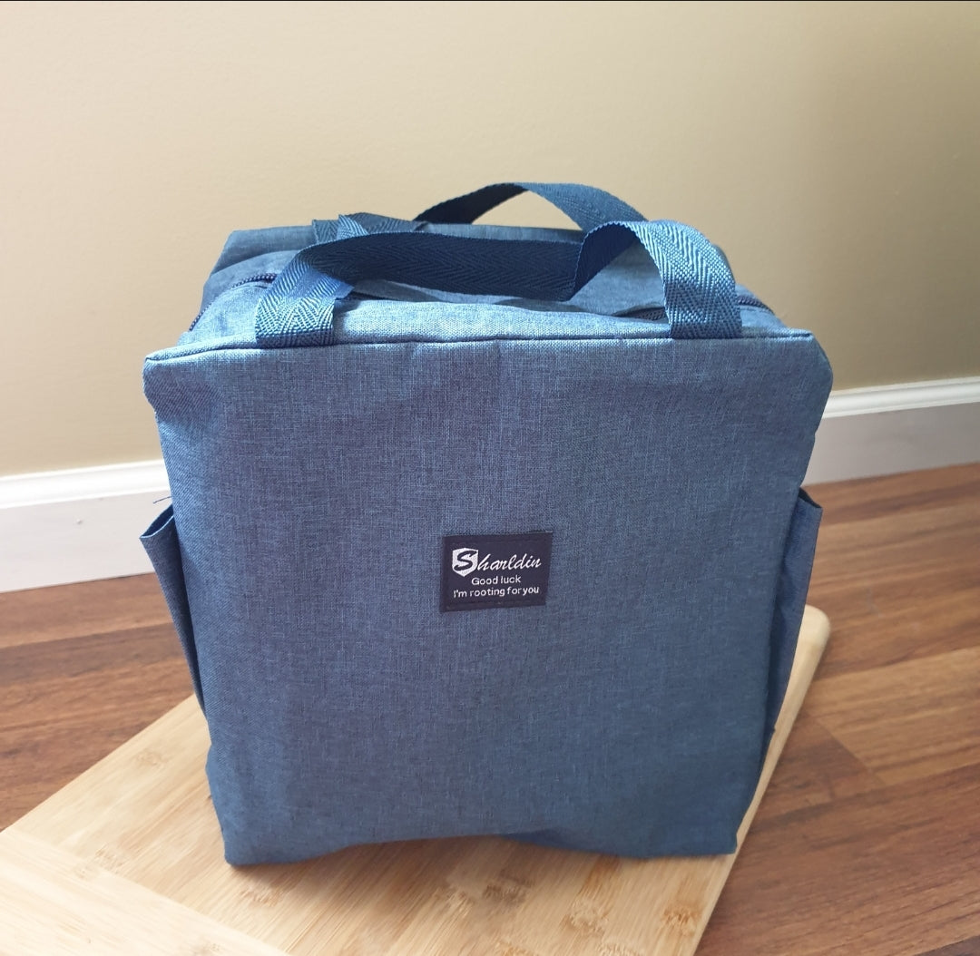 Plain cooler lunch bag