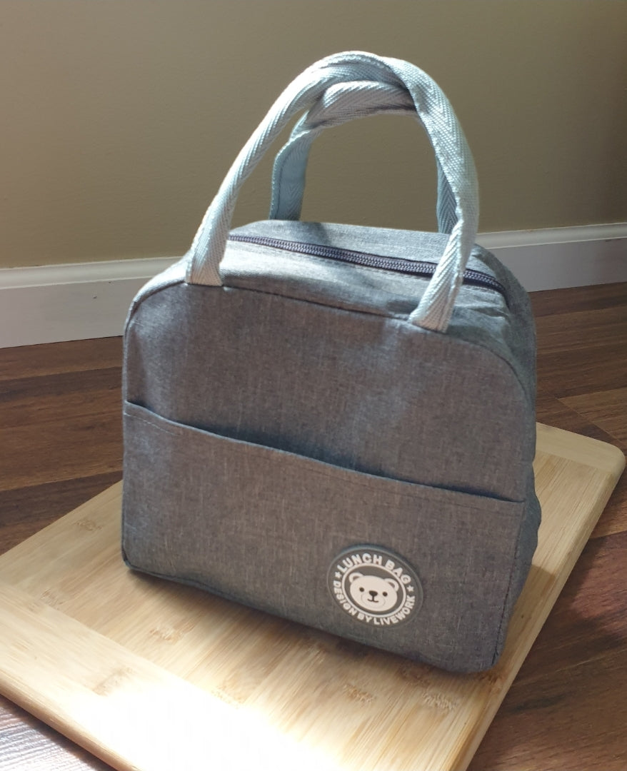 Plain cooler lunch bag