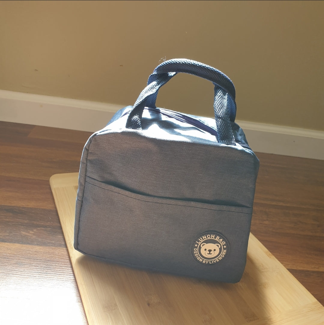 Plain cooler lunch bag