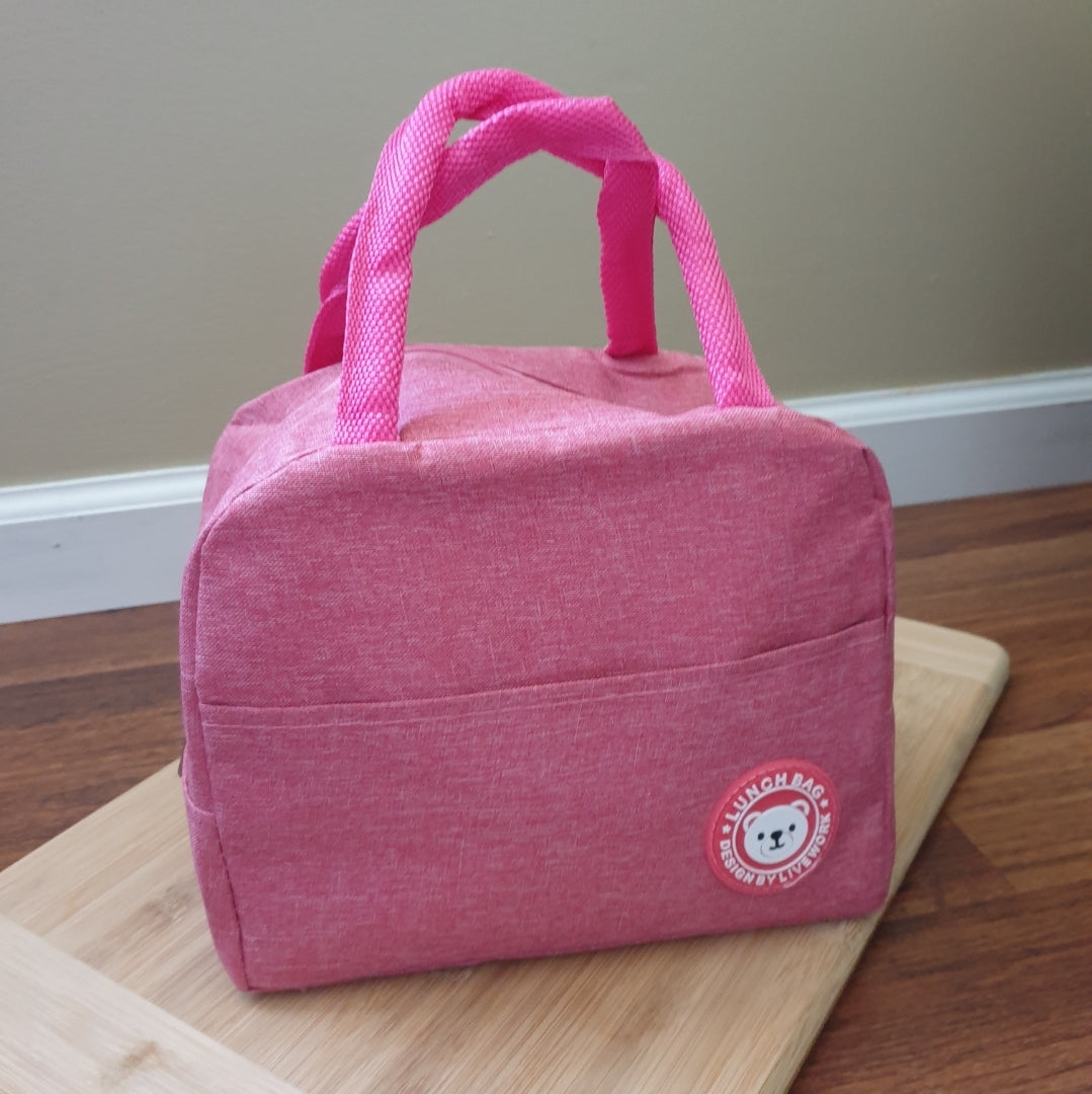 Plain cooler lunch bag