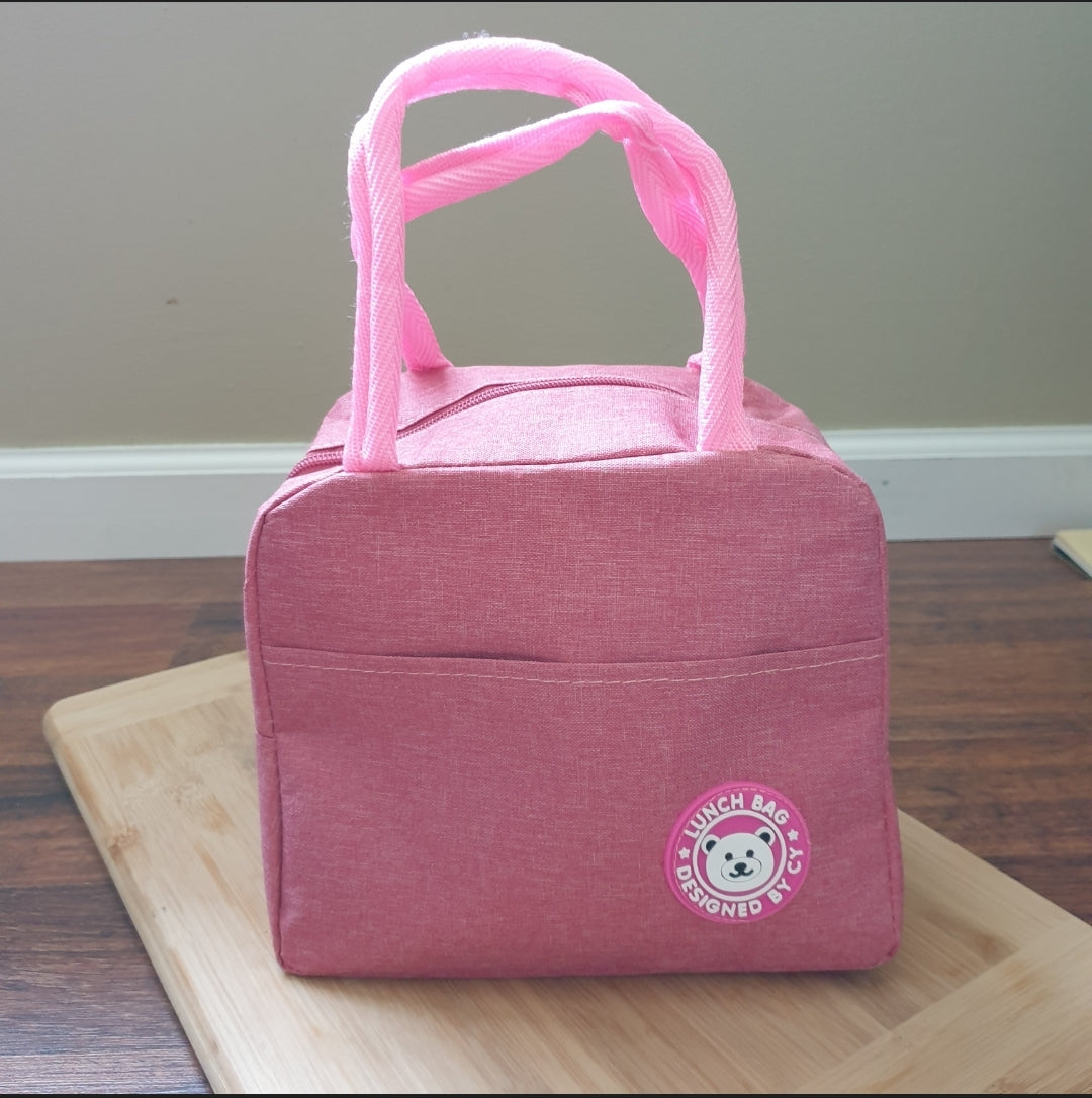 Plain cooler lunch bag