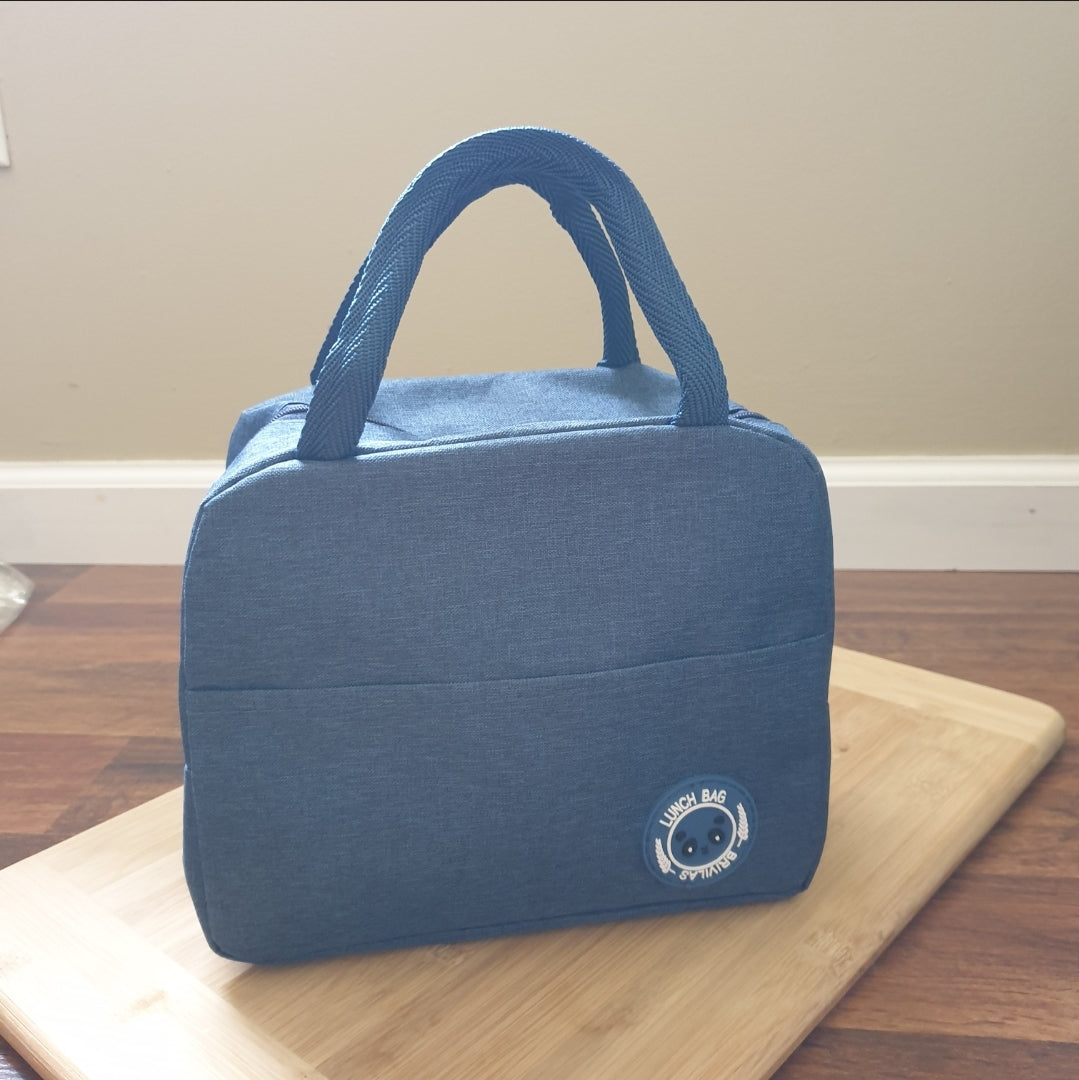 Plain cooler lunch bag