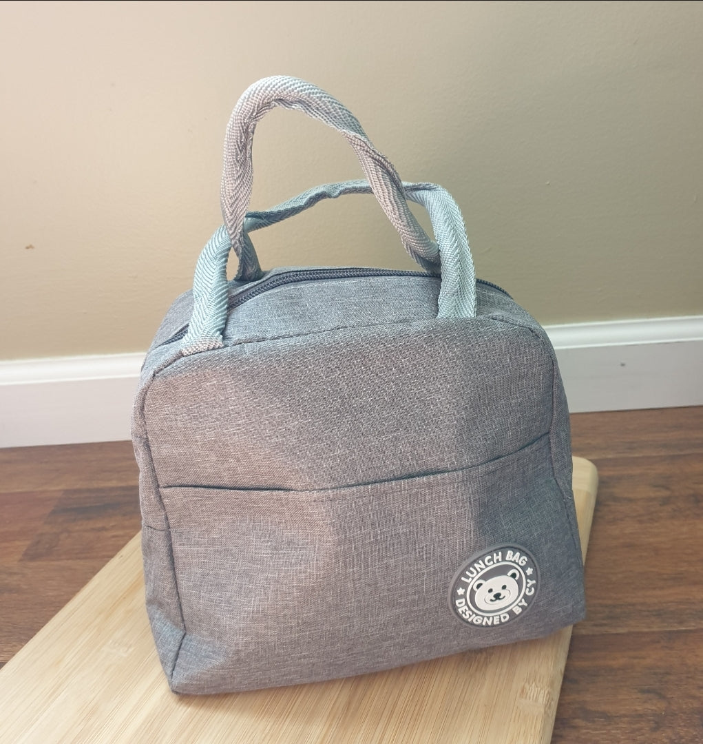 Plain cooler lunch bag