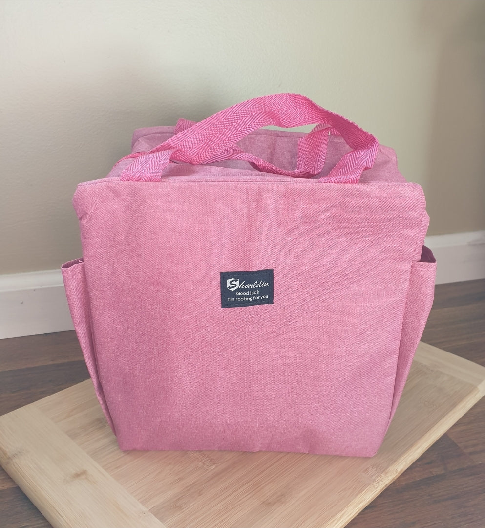 Plain cooler lunch bag