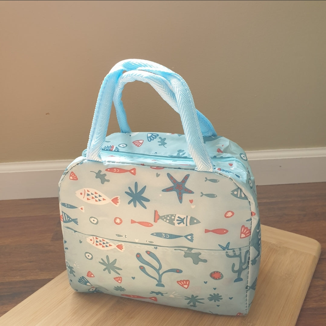 Printed cooler lunch bag