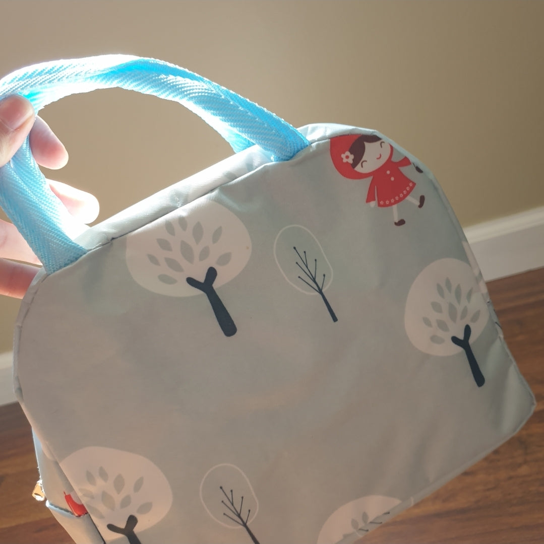 Little Red Riding Hood cooler lunch bag with defects