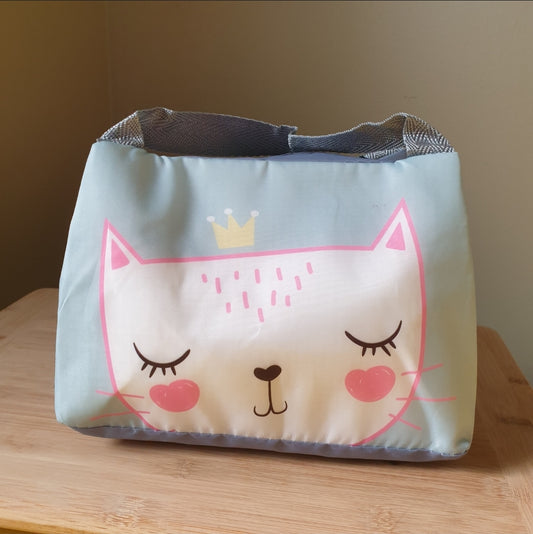 Cat cooler lunch bag with defects