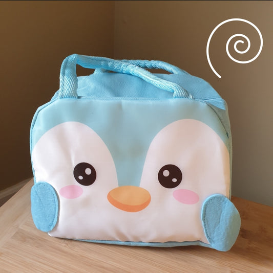 Penguin cooler lunch bag with defects