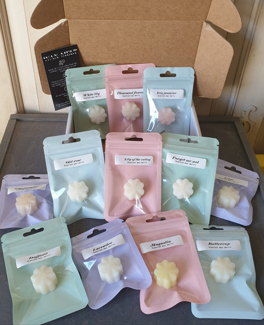 Scented wax melts floral box x12